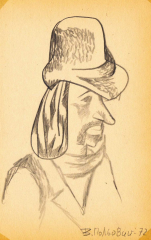 138. Ганс - 1970,   папір, олівець, 21x28 cм.